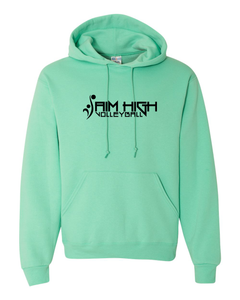 AIM HIGH VOLLEYBALL Jerzees hoodie Cool Mint