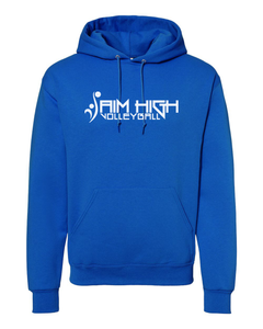 AIM HIGH VOLLEYBALL Jerzees hoodie Royal Blue