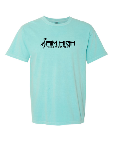 AIM HIGH VOLLEYBALL Comfort Colors Short Sleeve Chalky Mint